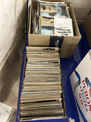 Lot 500 - Two boxes of vintage postcards