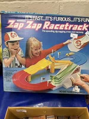 Lot 521 - A boxed 1979 Zap Zap racetrack game by Hasbro