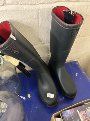 Lot 535 - A pair of Aigle wellington boots size 44