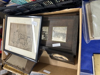 Lot 550 - Box of assorted pictures and prints