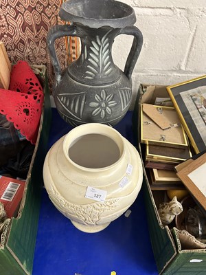 Lot 587 - Two large vases