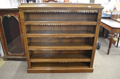 Lot 524 - A late Victorian mahogany bookcase with...