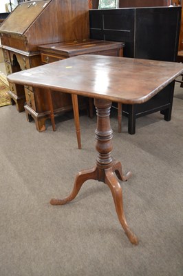 Lot 534 - A 19th Century mahogany wine table with square...