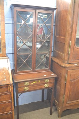 Lot 539 - A small 19th Century mahogany display cabinet...