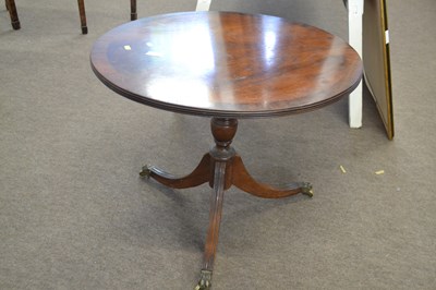 Lot 615 - A Georgian Revival mahogany lamp or coffee...