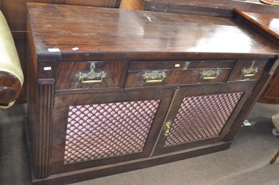 Lot 582 - An early 19th Century mahogany sideboard with...