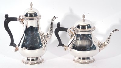 Lot 286 - Elizabeth II four-piece tea and coffee service...