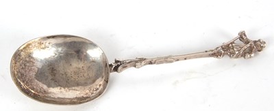 Lot 39 - An antique continental spoon having a large...