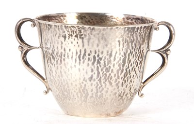 Lot 47 - A Georg Jensen sterling two handled cup,...