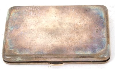 Lot 60 - A late Victorian silver aide memoire card case...