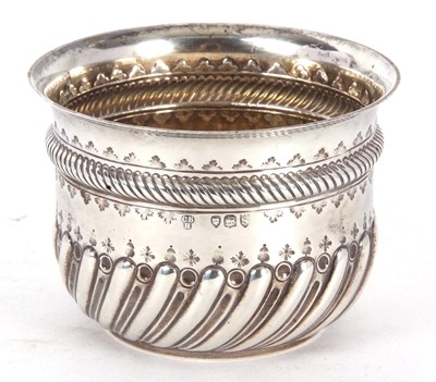 Lot 90 - A late Victorian small silver jardiniere, the...