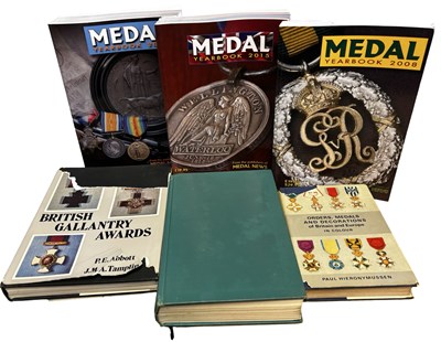 Lot 56 - MILITARY MEDALS: 6 Titles: MEDAL YEARBOOK 2014,...
