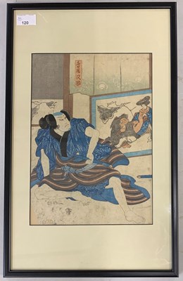 Lot 120 - Utagawa Kunisada (1786-1865), Original 19th...