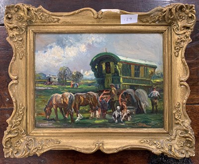 Lot 129 - Geoffrey Mortimer (1895-1986), Travellers with...