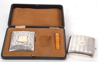 Lot 112 - Mixed Lot: A cased Edwardian part set...