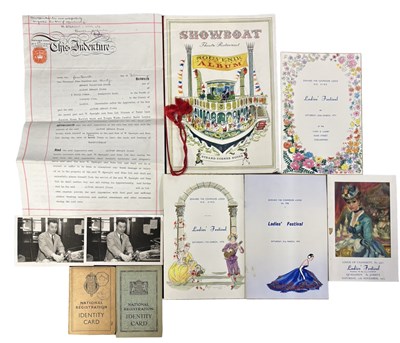 Lot 1112 - An ecclectic mix of ephemera to include...