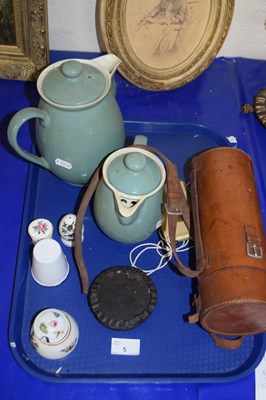 Lot 5 - A tray of mixed items to include Denby tea...