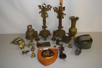 Lot 7 - A group of Far Eastern metal wares comprising...