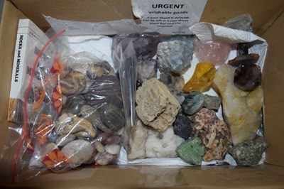 Lot 18 - Box of various mineral samples