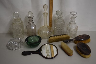 Lot 21 - Mixed Lot: Various decanters, ashtrays,...