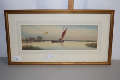 Lot 36 - Early 20th Century school study of a Broadland...