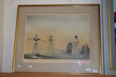 Lot 37 - Sir William Russell Flint, coloured print,...