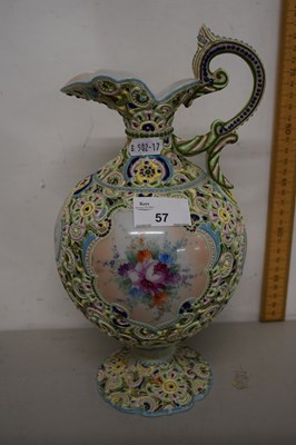 Lot 57 - Early 20th Century jug with tubelined decoration