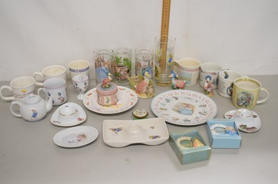 Lot 131 - Mixed Lot: Beatrix Potter related table wares,...