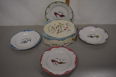 Lot 136 - A boxed set of haute shoes plates