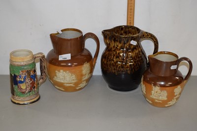 Lot 166 - Group lot of Doulton Harvest ware jugs and others