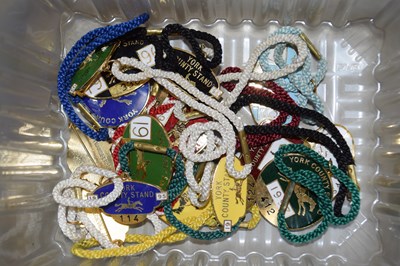 Lot 106 - Box of modern York Races badges