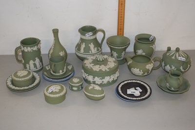 Lot 186 - A collection of Wedgwood Jasper wares,...