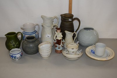 Lot 188 - Mixed Lot: Copeland Spode vase, various stone...