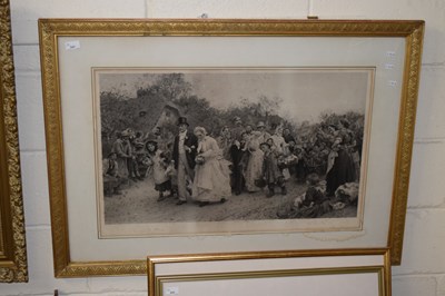 Lot 241 - Sir Samuel Luke Fildes The Village Wedding,...