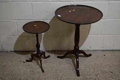 Lot 273 - A reproduction mahogany wine table with...