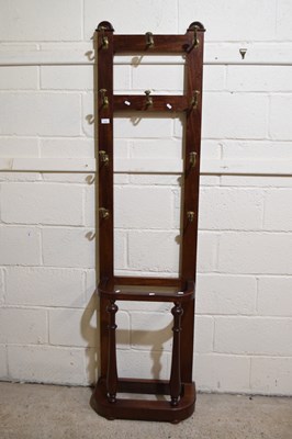 Lot 314 - A late Victorian mahogany and brass mounted...