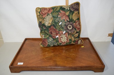 Lot 321 - An over the bed tray with folding frame