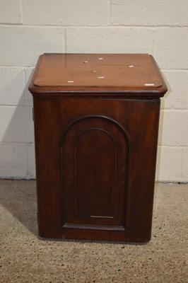 Lot 339 - A Victorian mahogany single door side cabinet