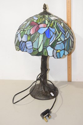 Lot 344 - Reproduction Tiffany style table lamp