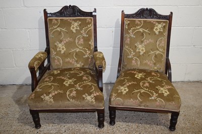 Lot 347 - A pair of late Victorian ladies and gents...