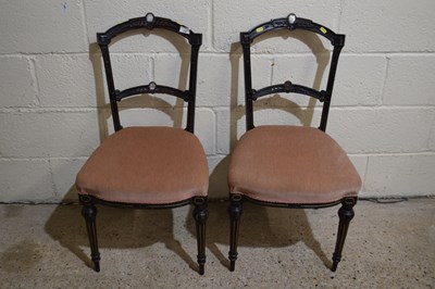 Lot 350 - A pair of Victorian aesthetic style bedroom...