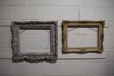 Lot 383 - Two gilt finish picture frames