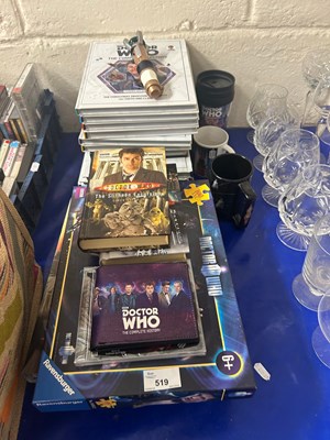 Lot 519 - A quantity of various Dr Who books and related...