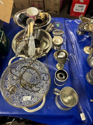 Lot 545 - Mixed Lot: Silver plated wares to include...