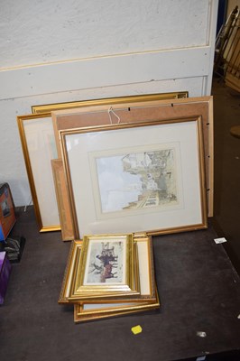 Lot 563 - Mixed Lot: Various framed pictures to include...