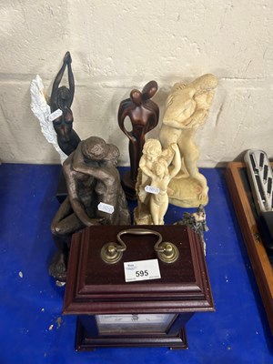 Lot 595 - Mixed Lot: Various resin figurines, modern...