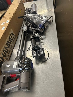 Lot 655 - A Dyson vacuum cleaner and attachments