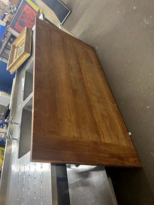 Lot 660 - A hardwood table top