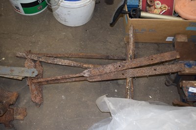 Lot 681 - Iron roof ties