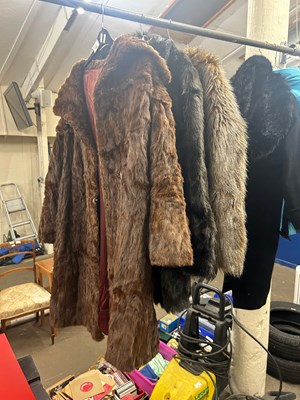 Lot 700 - Three vintage fur coats